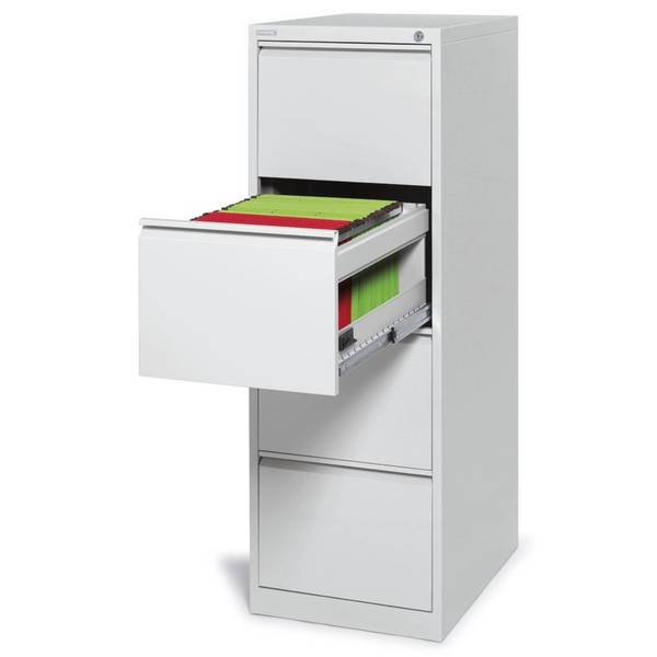 Hängeregistraturschrank 460x1320x420mm 4Schübe l.gr