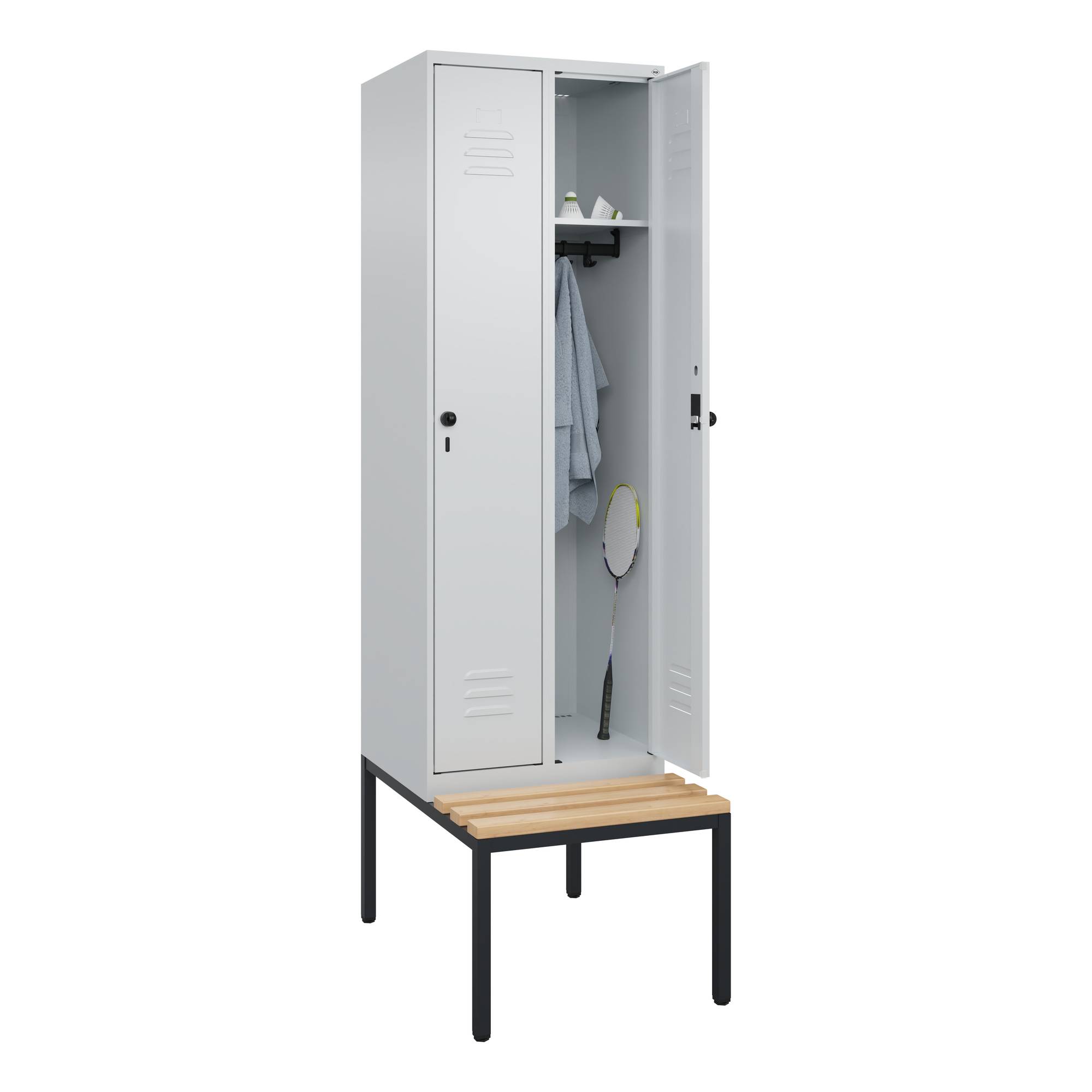 Spind Classic PLUS 2Abt 2120x600x815 lgr/lgr-0