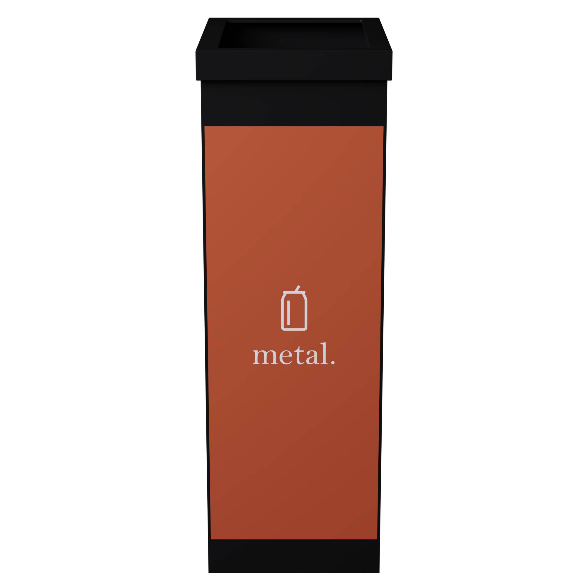 Mülltrenner Metall 60l sw-0