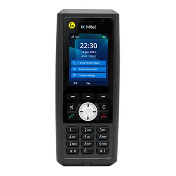 MITEL 742d - Robustes DECT-Handset (2,4“ LCD-Farbdisplay | DECT & GAP | Bluetooth 5.0 | Duplex-Freisprechen | Totmann- &