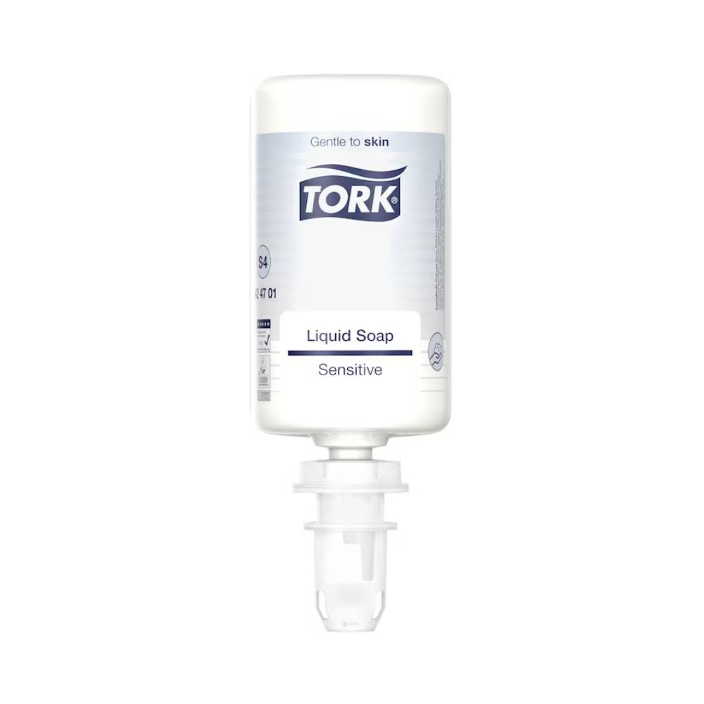 Tork 424701 Sensitive Flüssigseife 1000 ml | Karton (6 Flaschen)-0