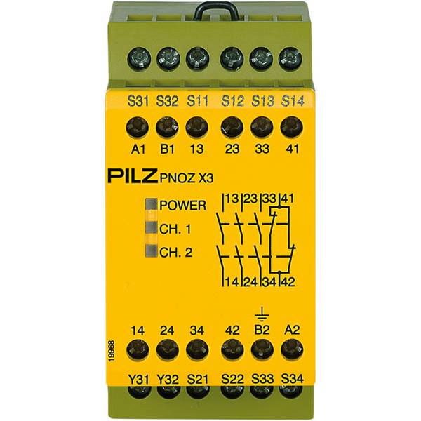 PILZ PNOZ X3 48VAC 24VDC 3n/o 1n/c 1so Schaltgeräte P/n: 774312