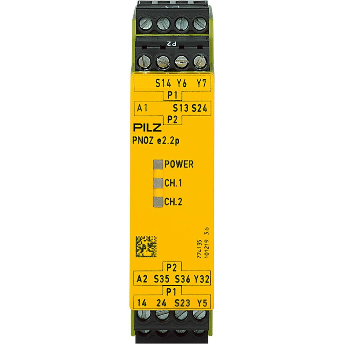PILZ PNOZ e2.2p 24VDC 2so Schaltgeräte P/n: 774135-0
