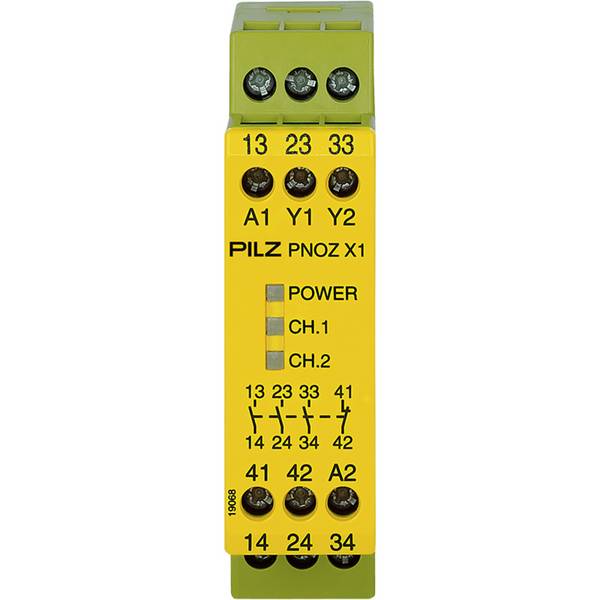 Pilz Sicherheitsrelais 24VAC/DC 3n/o 1n/c PNOZ X1 (774300)
