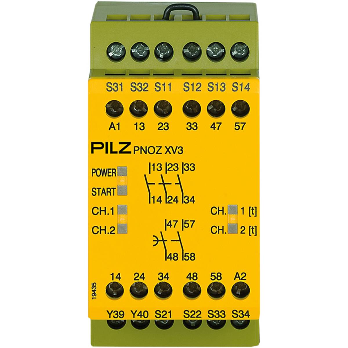PILZ PNOZ XV3 0.5/24VDC 3n/o 2n/o t fix Schaltgeräte P/n: 774544-0