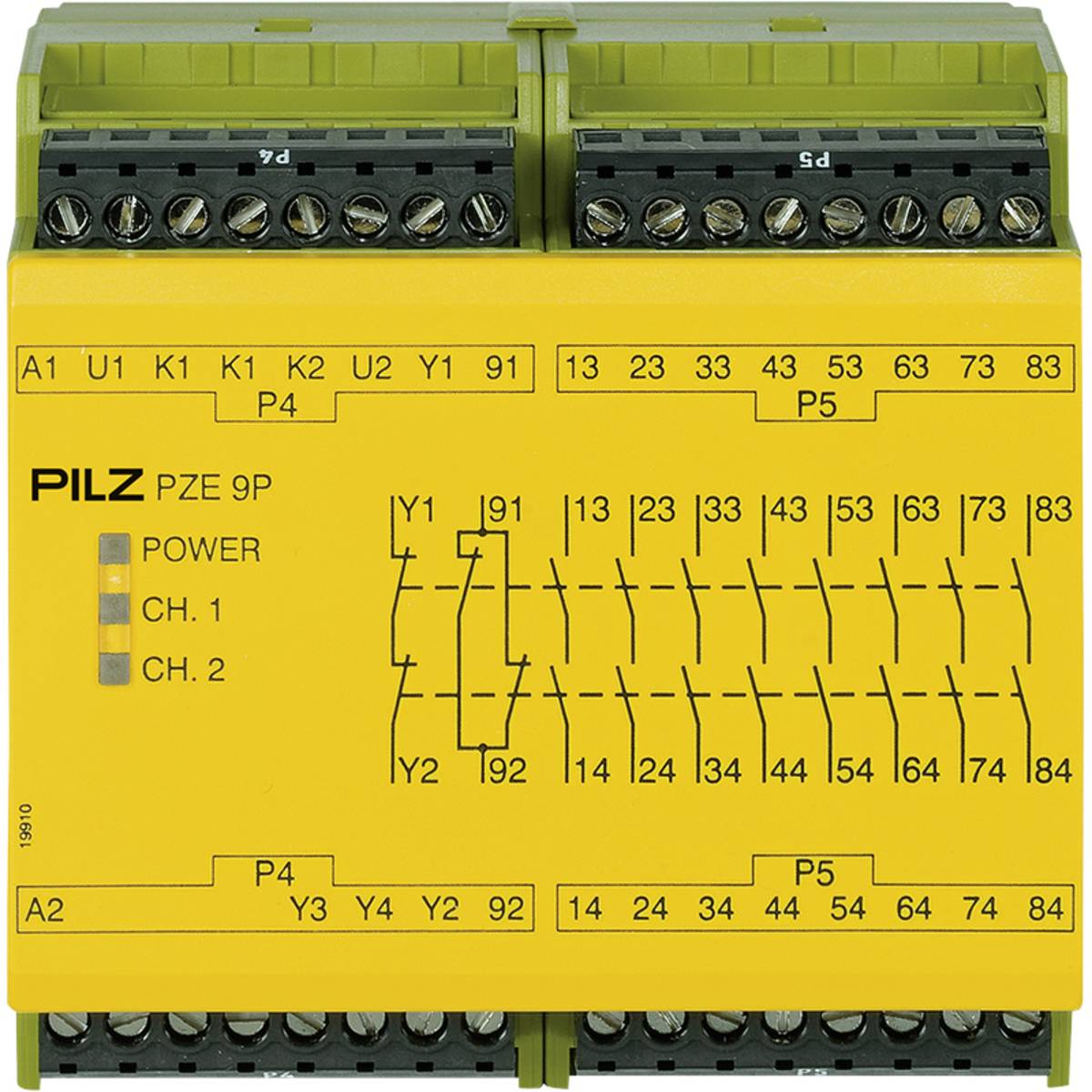 PILZ PZE 9P 24VACDC 8n/o 1n/c Schaltgeräte P/n: 777140-0