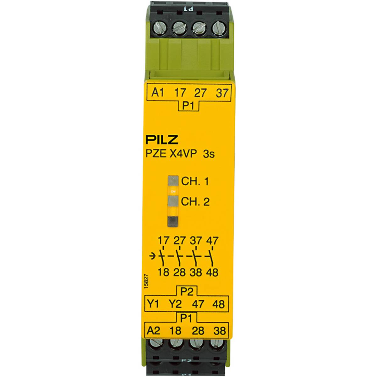 PILZ PZE X4VP 3/24VDC 4n/o fix Schaltgeräte P/n: 777583-0