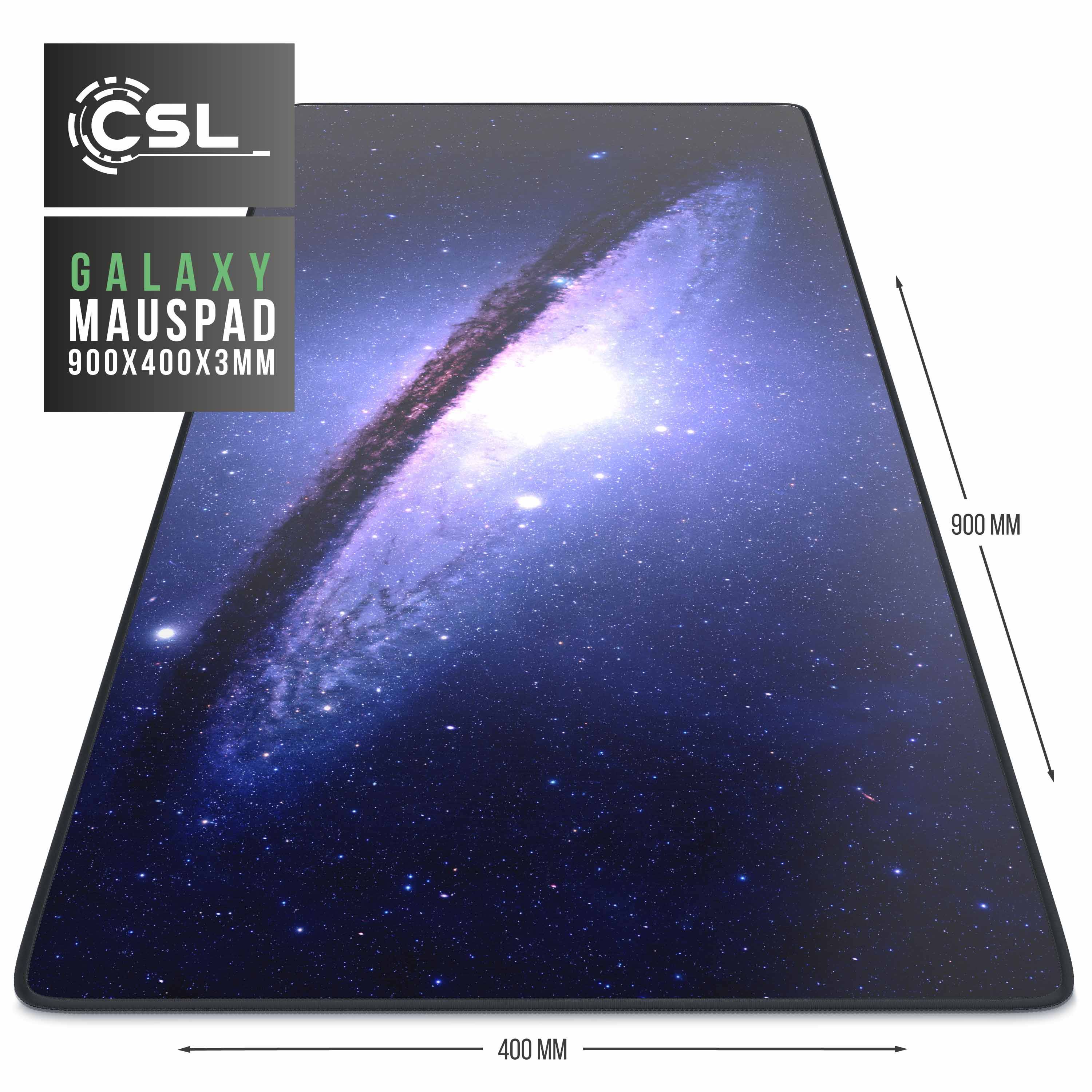 CSL XXL Gaming Mauspad Schreibtischunterlage Mousepad 900 x 400mm / Präzison & Geschwindigkeit-4