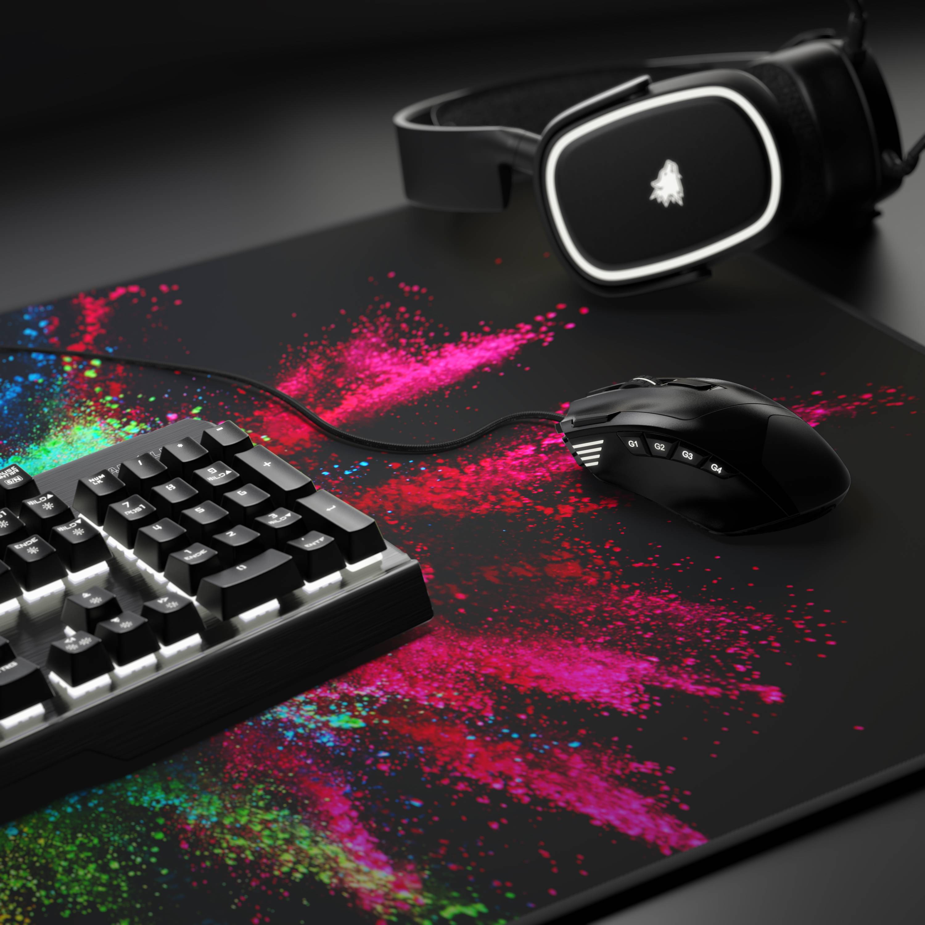 Titanwolf XXL Speed Gaming Mauspad 900 x 400mm, XXL Mousepad, Tischunterlage für Präzision & Geschwindigkeit-4