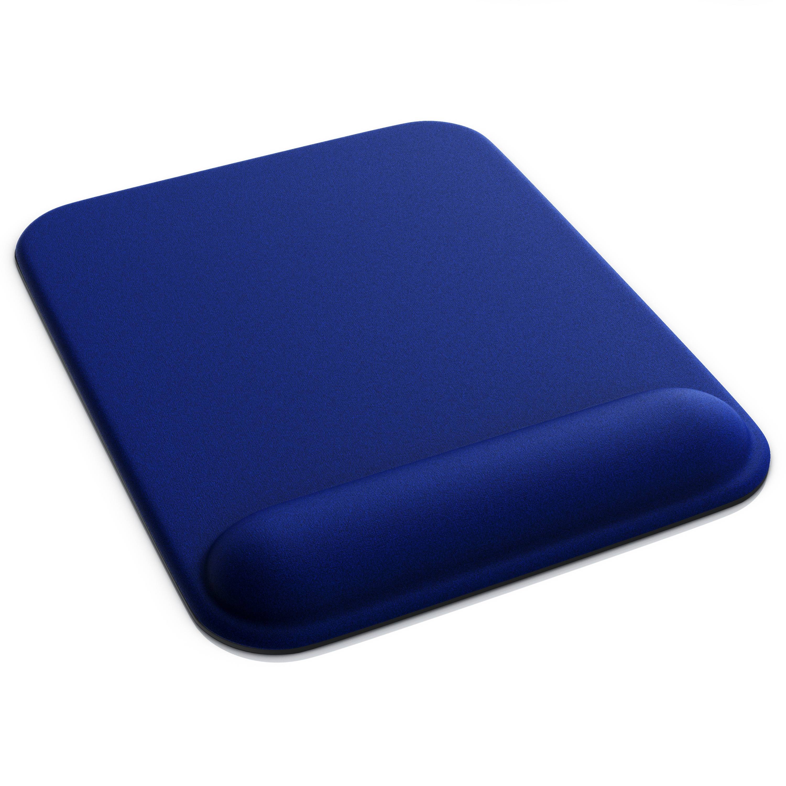 CSL Gaming Mauspad, Office Mousepad mit Gelkissen mit & Handgelenkauflage, 22,5 x 28 cm, dunkelblau-0