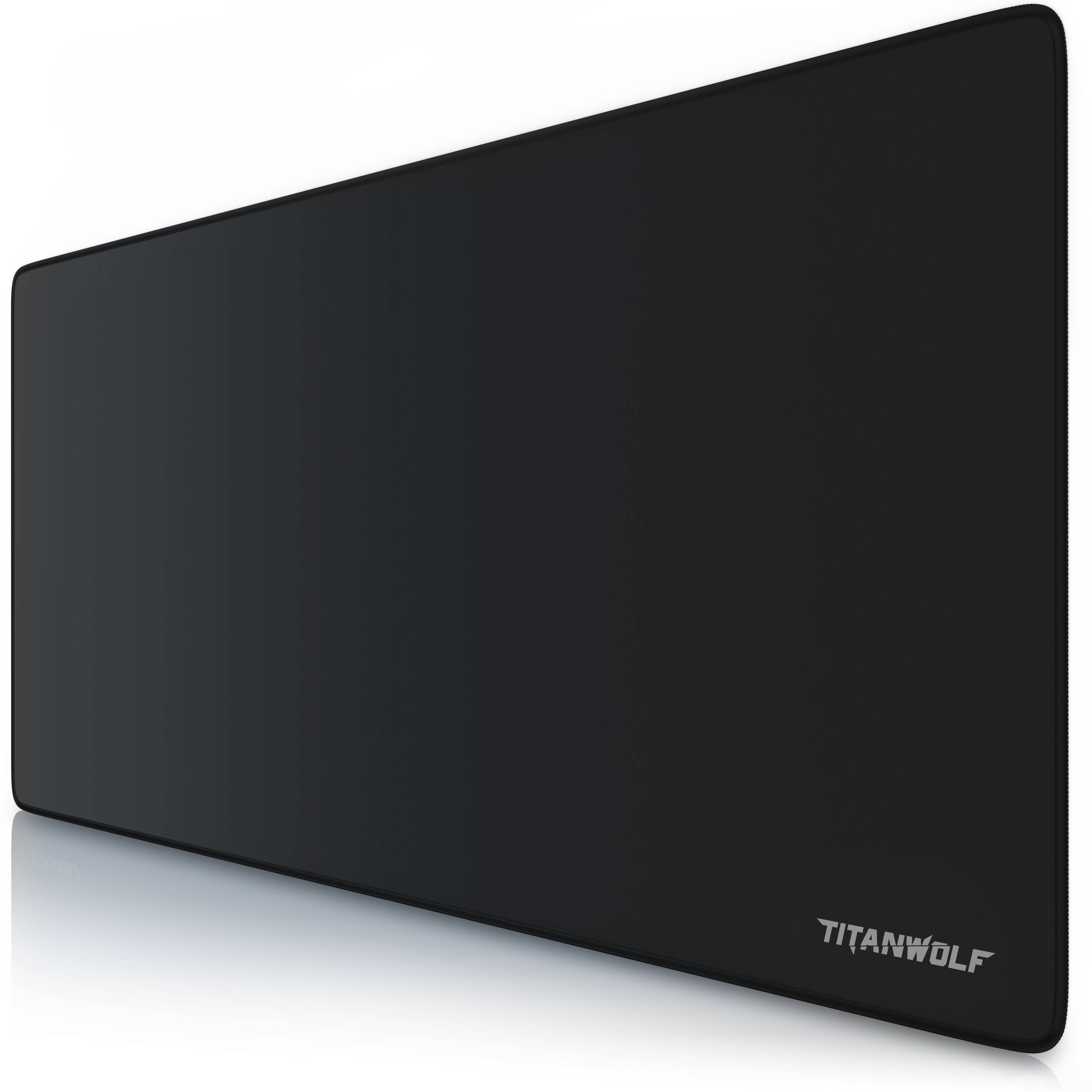 Titanwolf Gaming Mauspad, 900 x 400mm XXL Mousepad, verbessert Präzision & Geschwindigkeit, Titanwolf Schrift-0