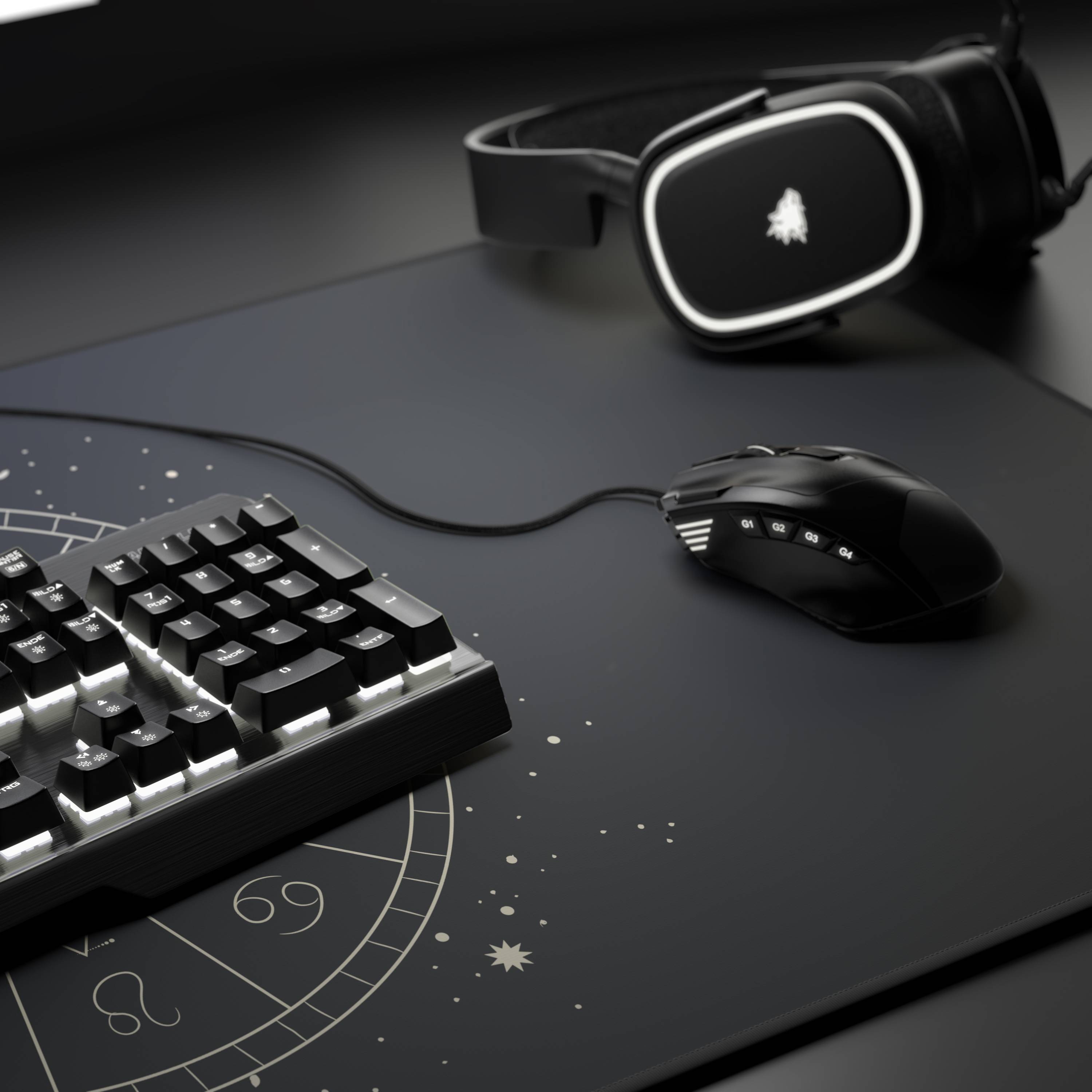 Titanwolf XXL Speed Gaming Mauspad 900 x 400mm, XXL Mousepad, Tischunterlage für Präzision & Geschwindigkeit-4