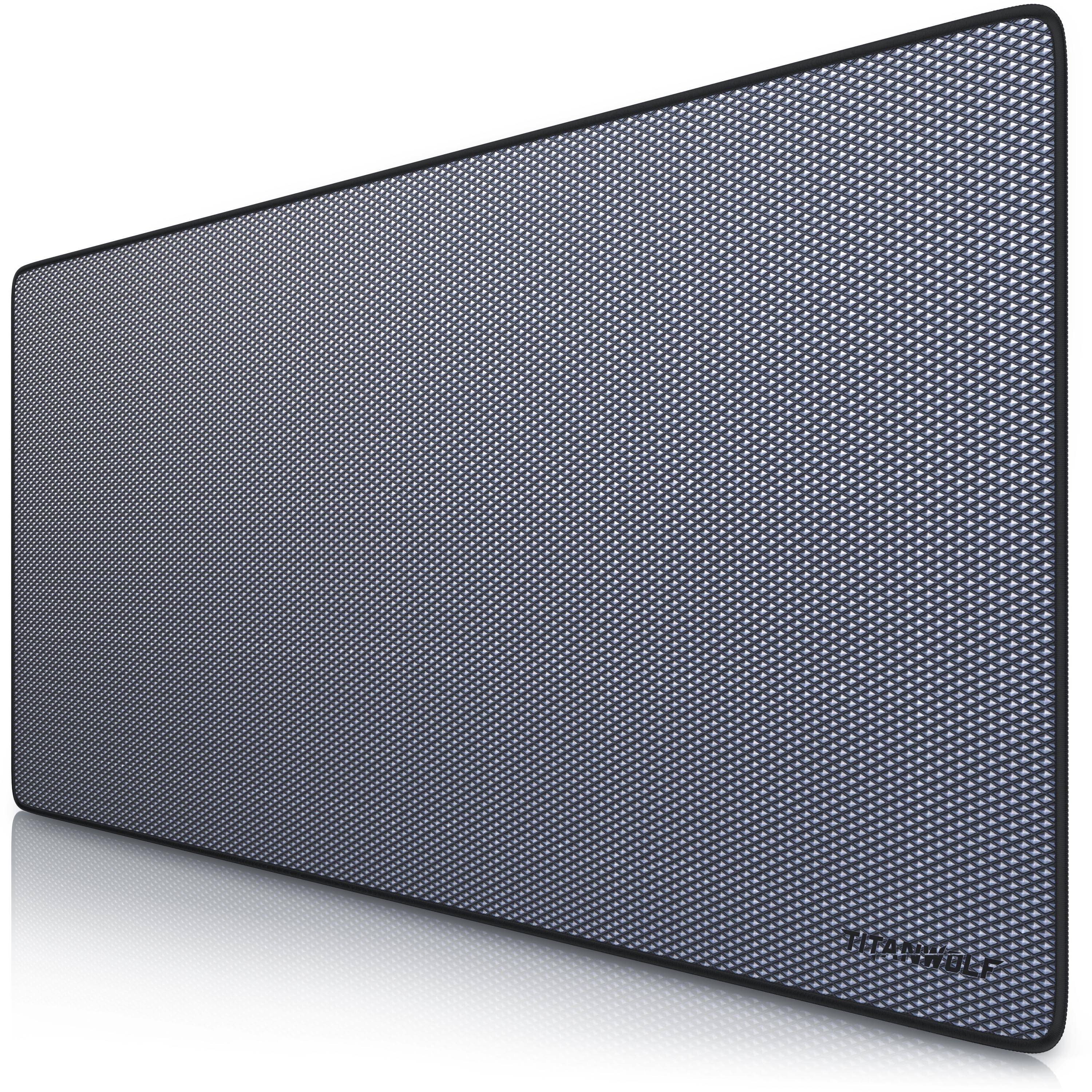 Titanwolf Gaming Mauspad XXL, glattes Stoffgewebe, Speed Mousepad 900 x 400mm große Fläche, Diamantmotiv-0