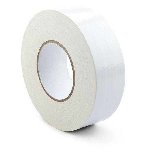 Gewebeband, glänzend, extrem reißfest, weiß, Breite 100 mm, 50 m/Rolle