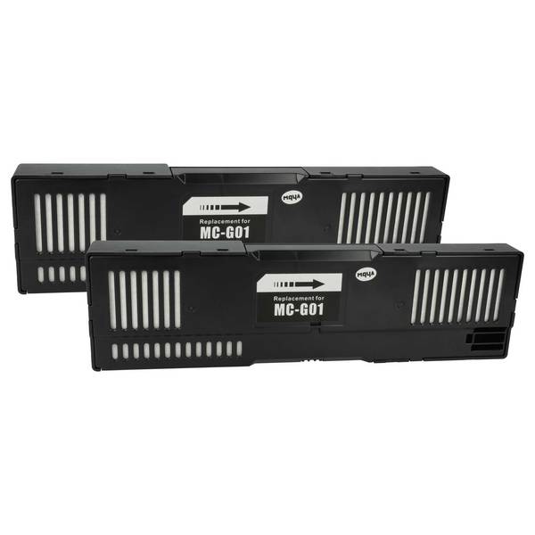 vhbw 2x Resttintenbehälter kompatibel mit Canon MAXIFY GX5050 | G6055, G6091, G6092, G6090, GX5055 Tintenstrahldrucker -
