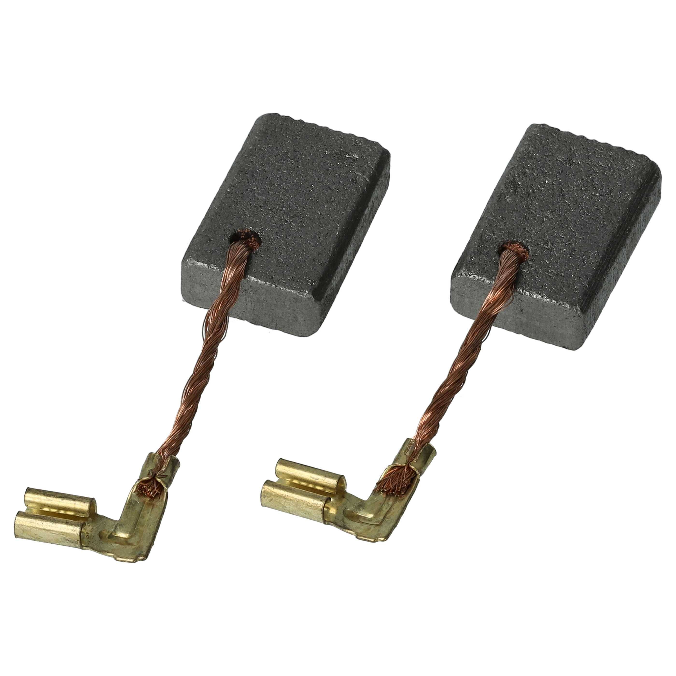 vhbw 2x Kohlebürste 4,9 x 10,9 x 16,5 mm Ersatz für Makita CB325, CB 318, 194074-2 für Elektrowerkzeug-0