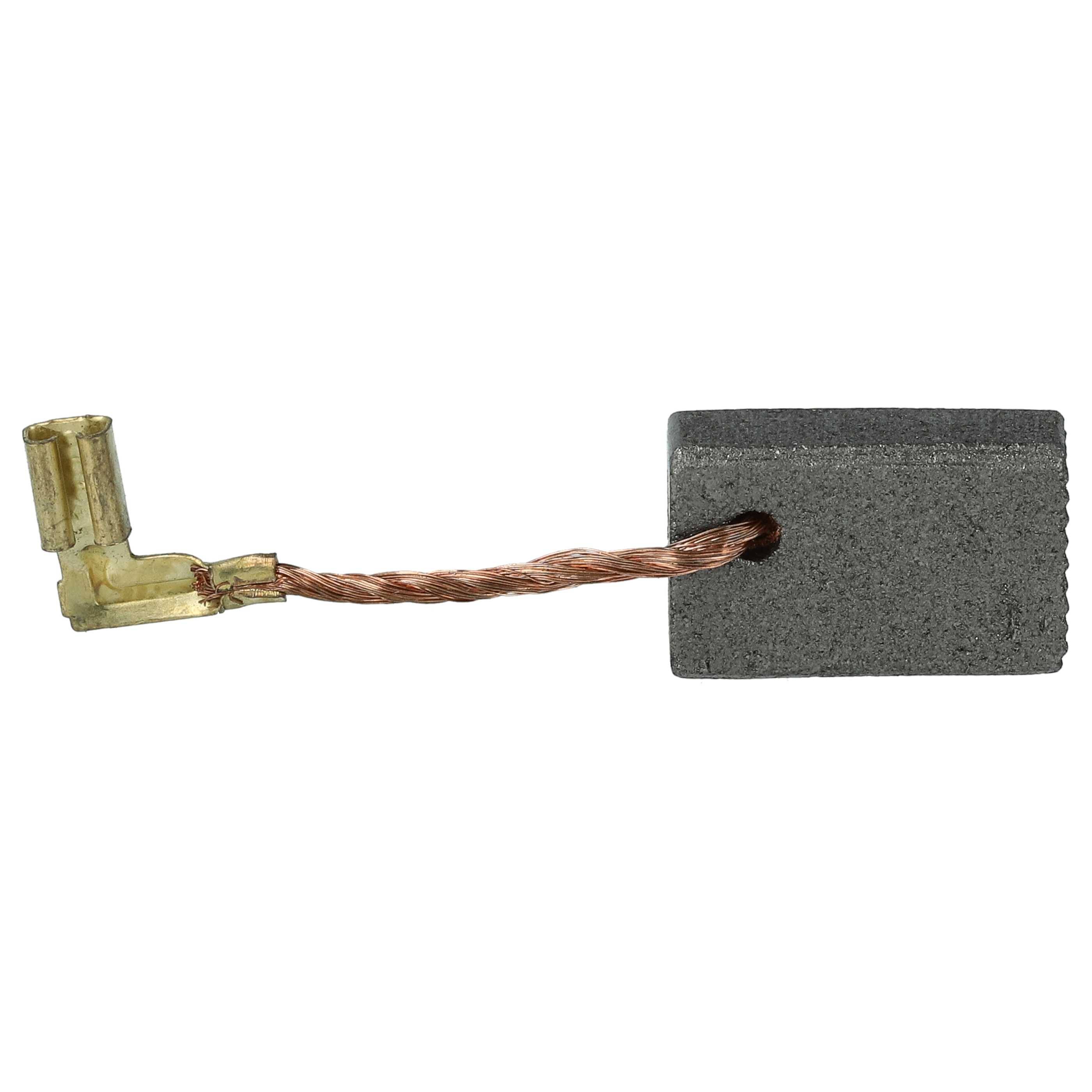 vhbw 2x Kohlebürste 4,9 x 10,9 x 16,5 mm Ersatz für Makita CB325, CB 318, 194074-2 für Elektrowerkzeug-1