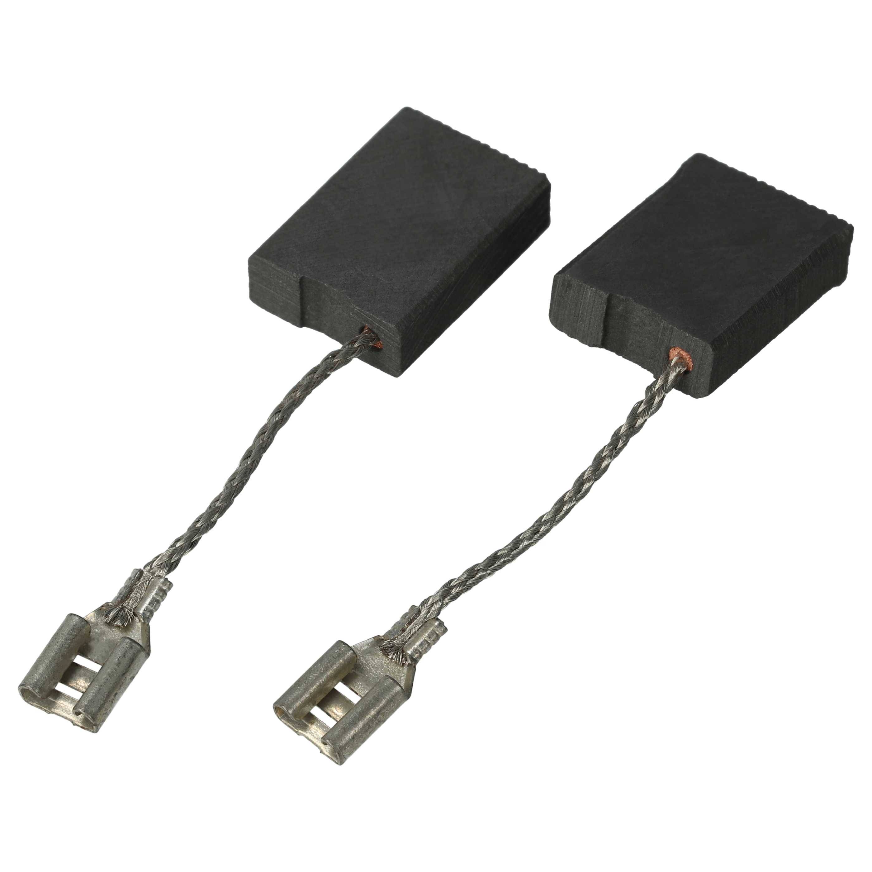vhbw 2x Kohlebürste Ersatz für Bosch 1607014171 für Elektrowerkzeug | verzinkte Litze-0