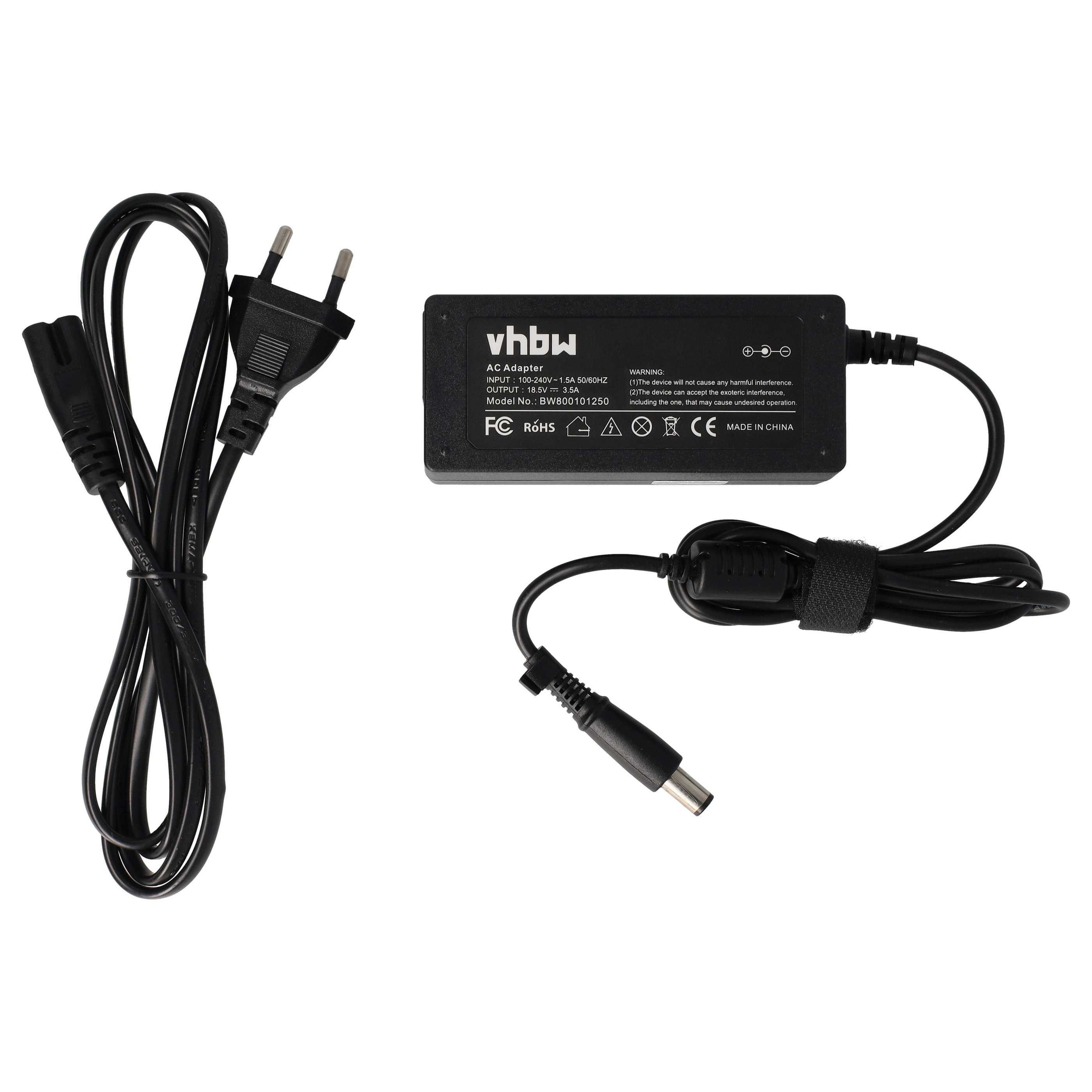 vhbw 1x Netzteil Ersatz für HP PPP014L-S | PPP014L-SA, PPP014H-S für Notebook, 65 W-0