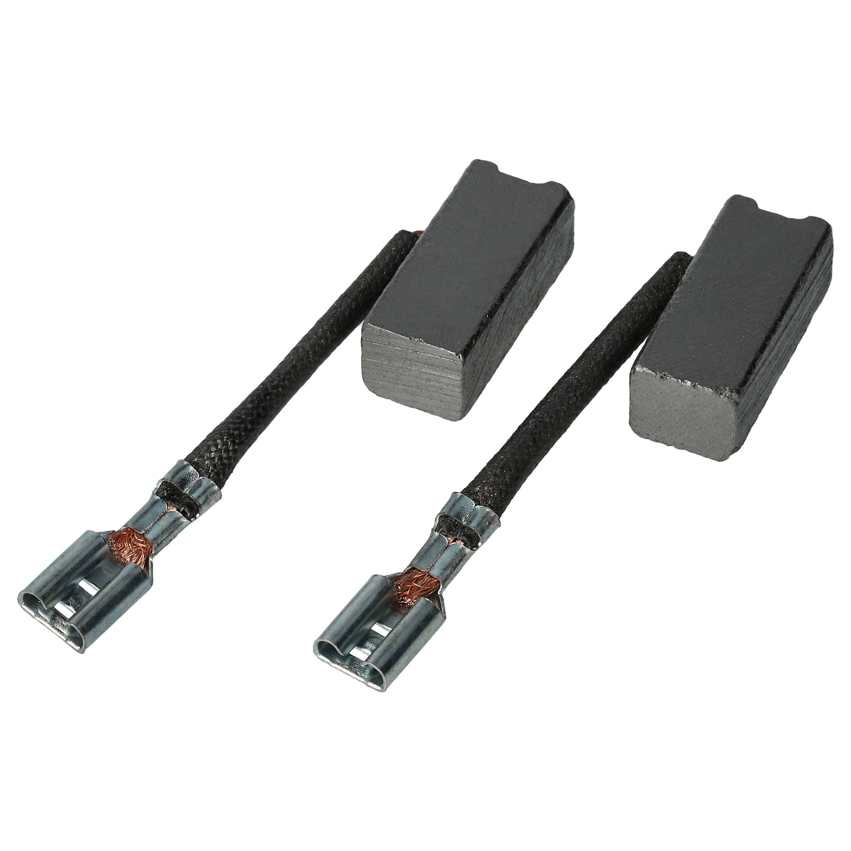 vhbw 2x Kohlebürste 7 x 8 x 18 mm Ersatz für Bosch 1617014142 für Bohrhammer-0