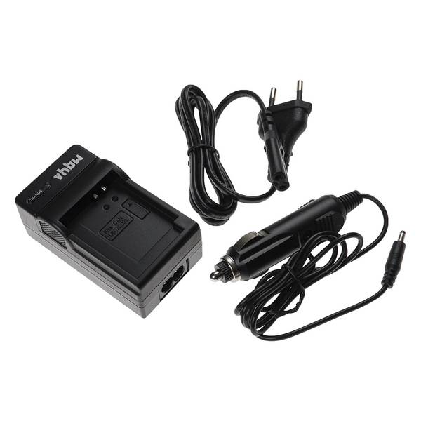 vhbw Ladegerät kompatibel mit Canon PowerShot SX730 HS | SX720 HS Kamera Camcorder/Akku - Ladeschale, Kfz-Adapter