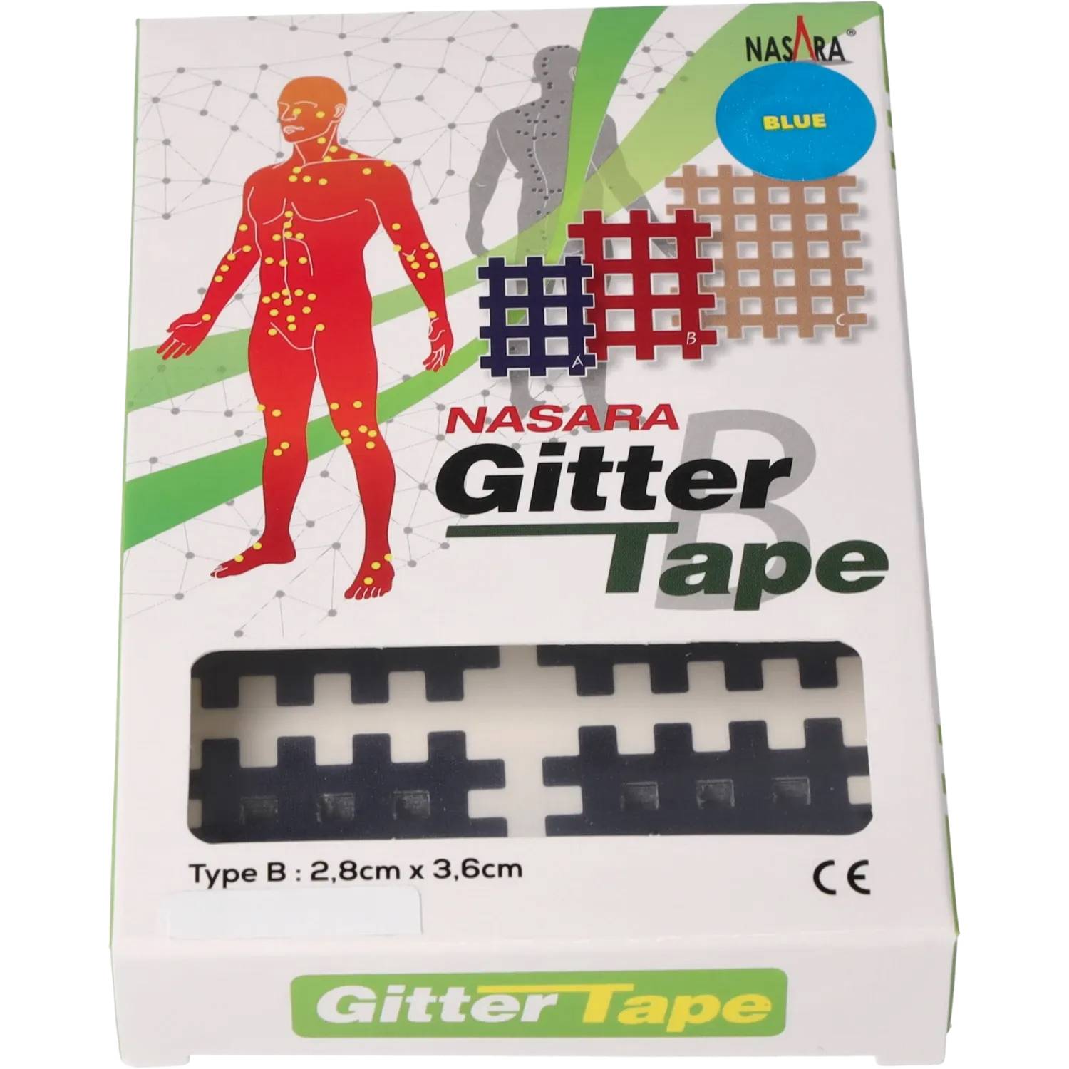 NASARA Gitter Tape / Akupunkturtape-2