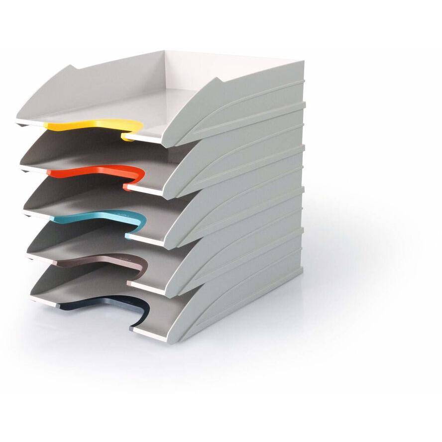 DURABLE Briefablagen-Set VARICOLOR MIX, lichtgrau-1