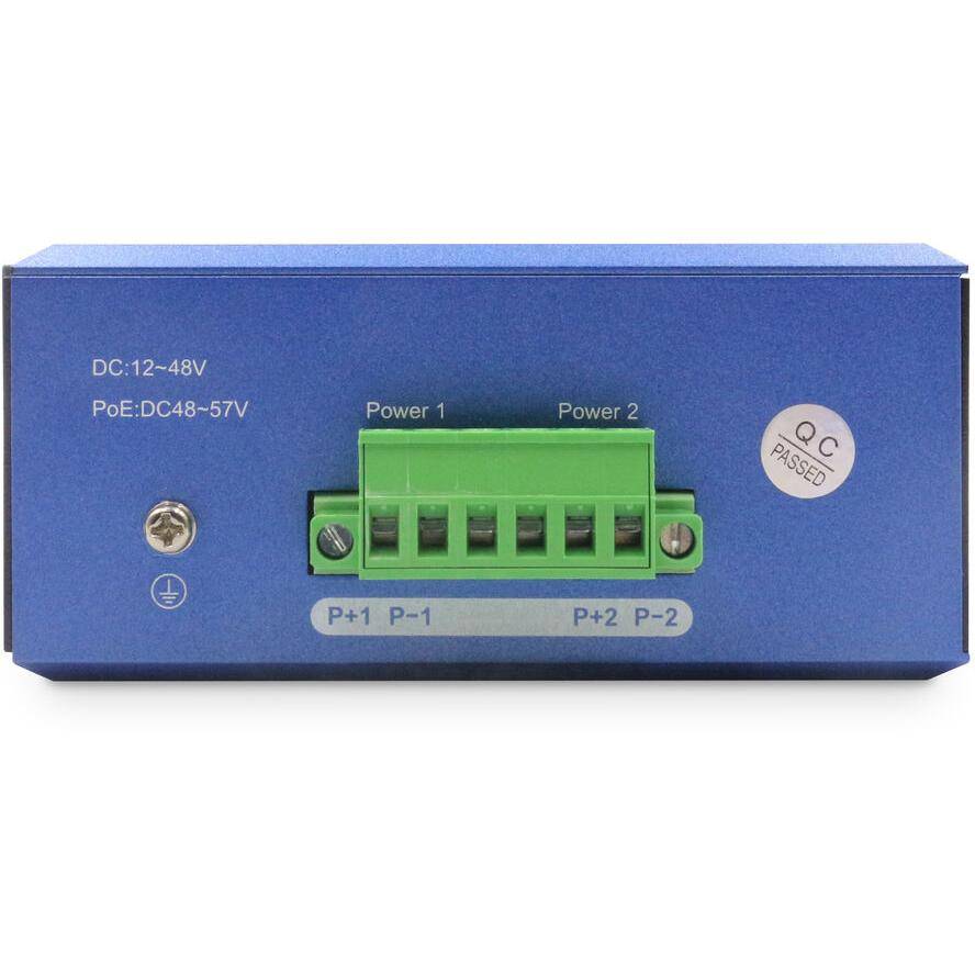 DIGITUS Switch - industriell - unmanaged - 8 x 10/100/1000 (PoE+)-2