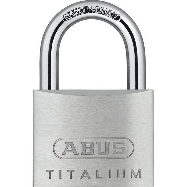 Vorhangschlösser TITALIUM™ 770869 Typ TITALIUM Bügelhöhe 29 mm Bügelstärke 8 mm Breite 50 mm Ausführung 1 Schloss, 2 Sch