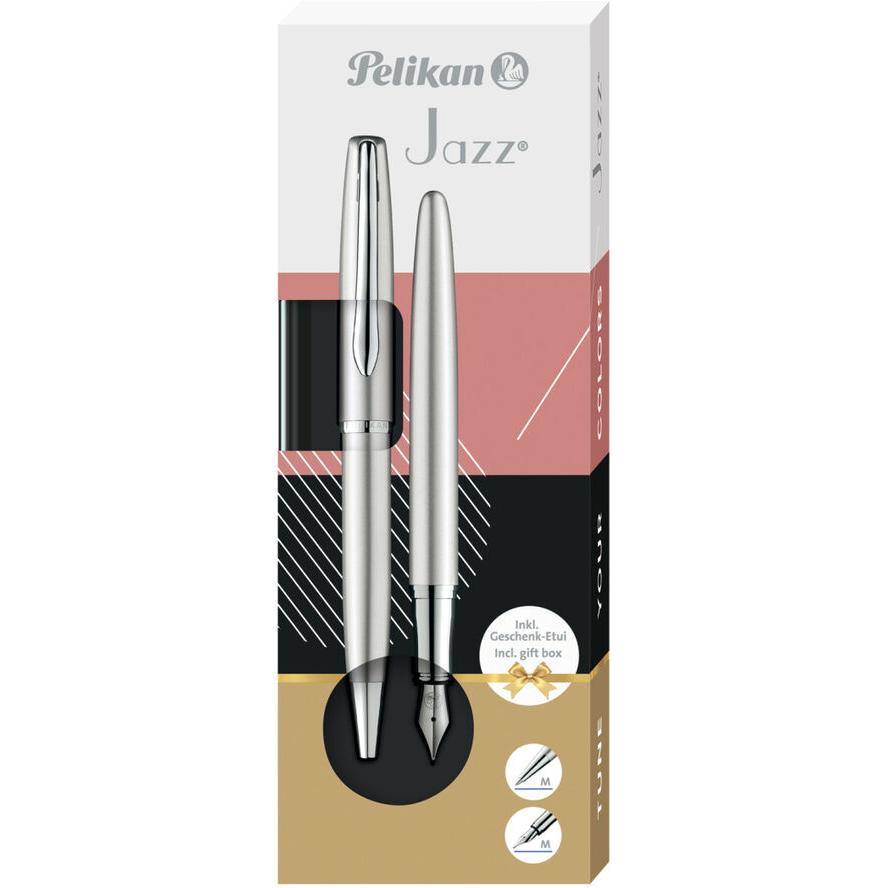 Pelikan Schreibgeräte-Set Jazz Noble Elegance, silver (56821919)-1