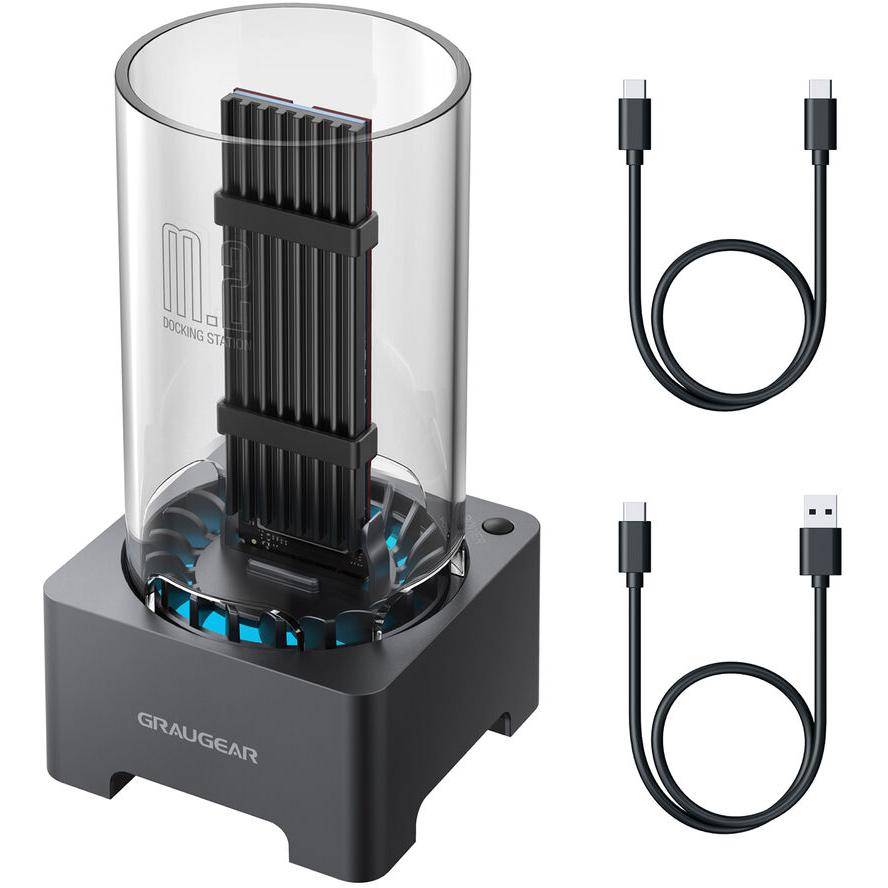 GrauGear Docking Station für m.2 SSD NVMe/NGFF-1