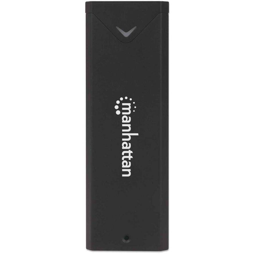 Manhattan M.2 NVMe SSD Enclosure, USB-C Female Connection, 10 Gbps (USB 3.2 Gen2 aka USB 3.1), UASP-compliant, SuperSpee-3