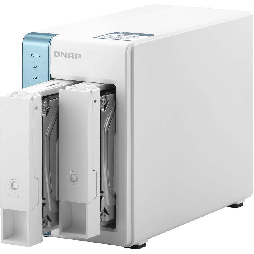 QNAP TS-233 - NAS-Server - 2 Schächte - SATA 6Gb/s - RAID RAID 0 - 1 - JBOD - RA-2