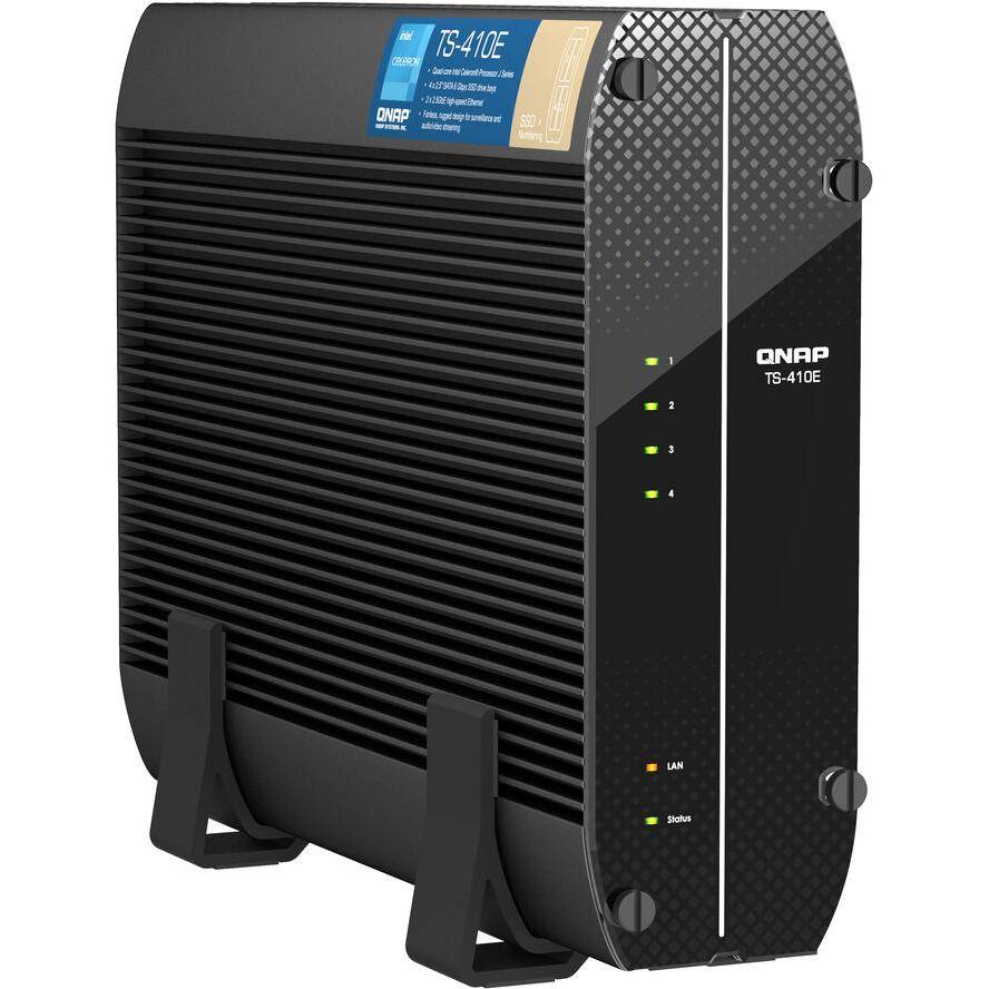 QNAP TS-410E - NAS-Server - 4 Schächte - SATA 6Gb/s - RAID RAID 0 - 1 - 5 - 6 --2