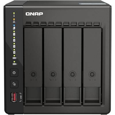 QNAP TS-453E - NAS-Server - 4 Schächte - SATA 6Gb/s - RAID RAID 0, 1, 5, 6, 10, 50, JBOD, 60 - RAM 8 GB-0