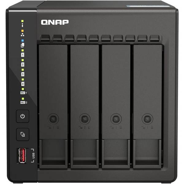 QNAP TS-453E - NAS-Server - 4 Schächte - SATA 6Gb/s - RAID RAID 0, 1, 5, 6, 10, 50, JBOD, 60 - RAM 8 GB