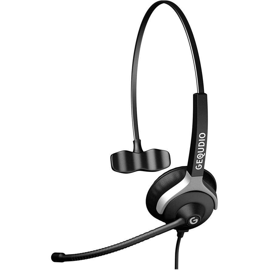 GEQUDIO Headset 1-Ohr mit 2.5mm Klinke Eingabe / Ausgabe Kopfhörer & Headsets-1