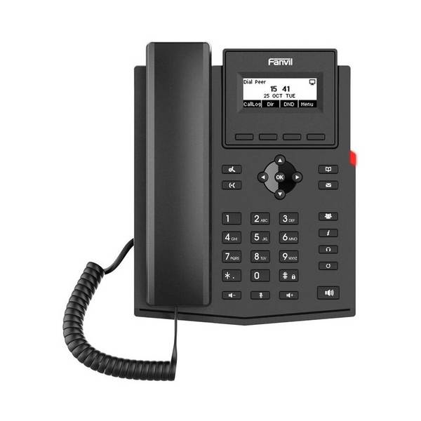 Fanvil Ip Telefon X301W schwarz - VoIP-Telefon - Voice-Over-IP