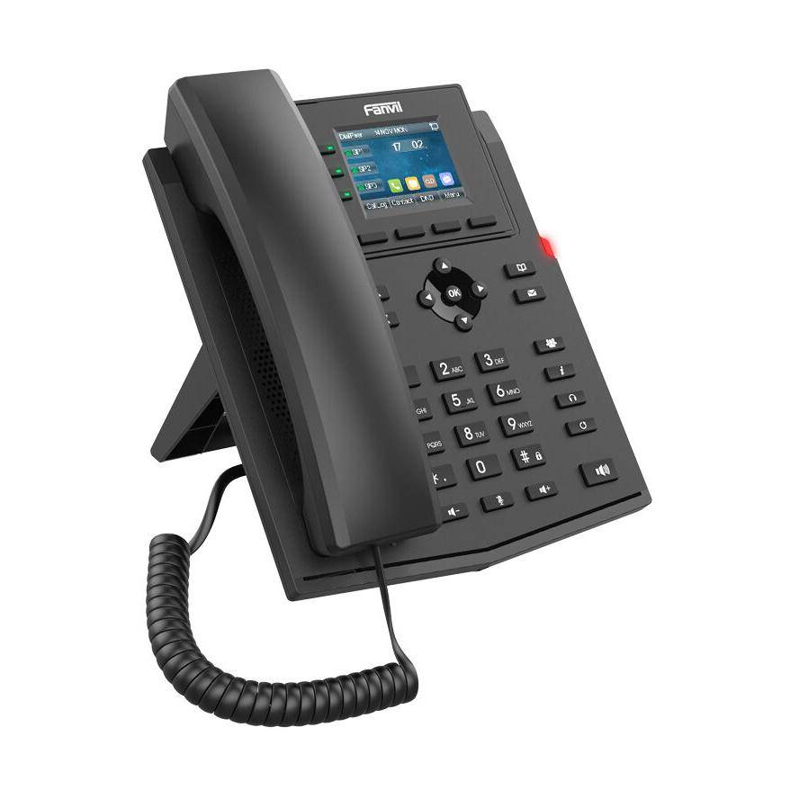 Fanvil X303G - IP-Telefon - Schwarz - Kabelgebundenes Mobilteil - Tisch/Wand - L-2