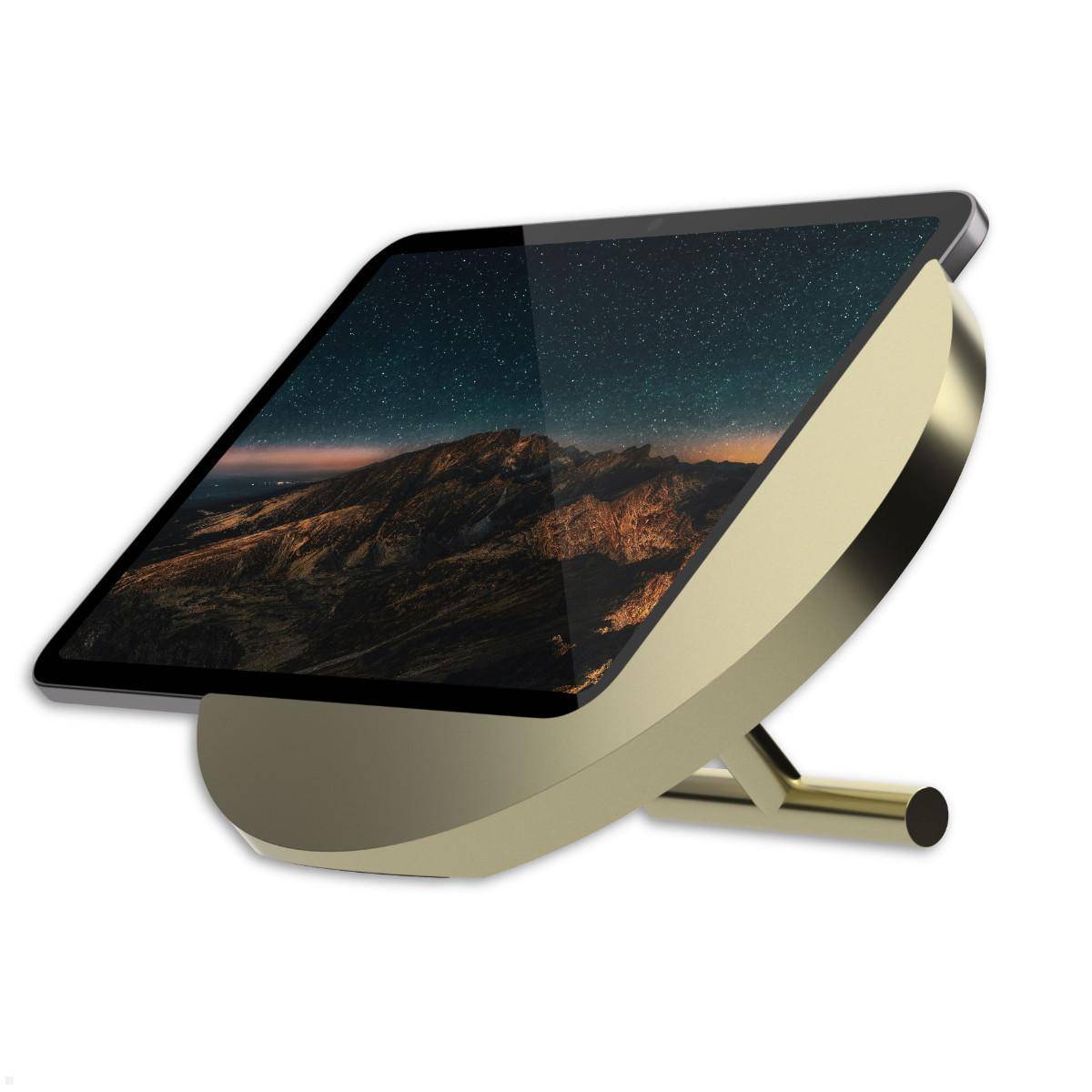 Displine Sunset Stand für iPad 10.9 (10.Gen) Tisch-Ständer USB-C, gold eloxiert-0