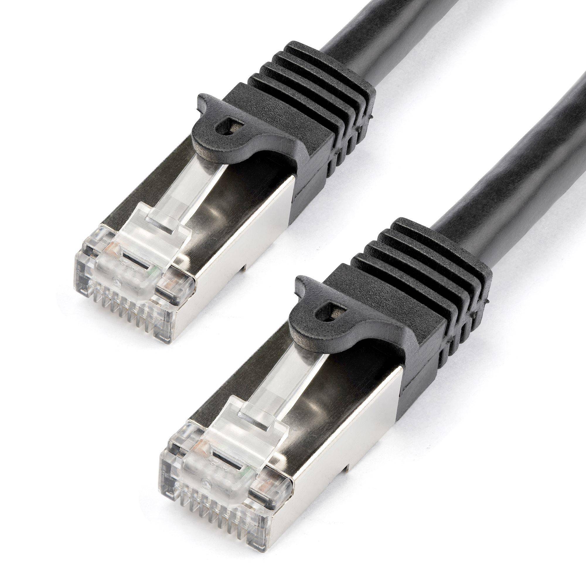 StarTech.com Startech 1m CAT6 Ethernet Cable 10 Gigabit Shielded RJ45 100W PoE Patch Cord CAT 6-0