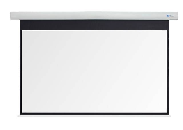 DELUXX Cinema Motorleinwand 243 x 136cm, 110" - 4K Fibre MWHT-1