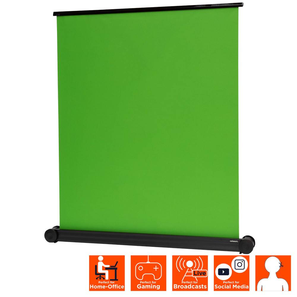 celexon Mobile Chroma Key Green Screen 150 x 180 cm-3
