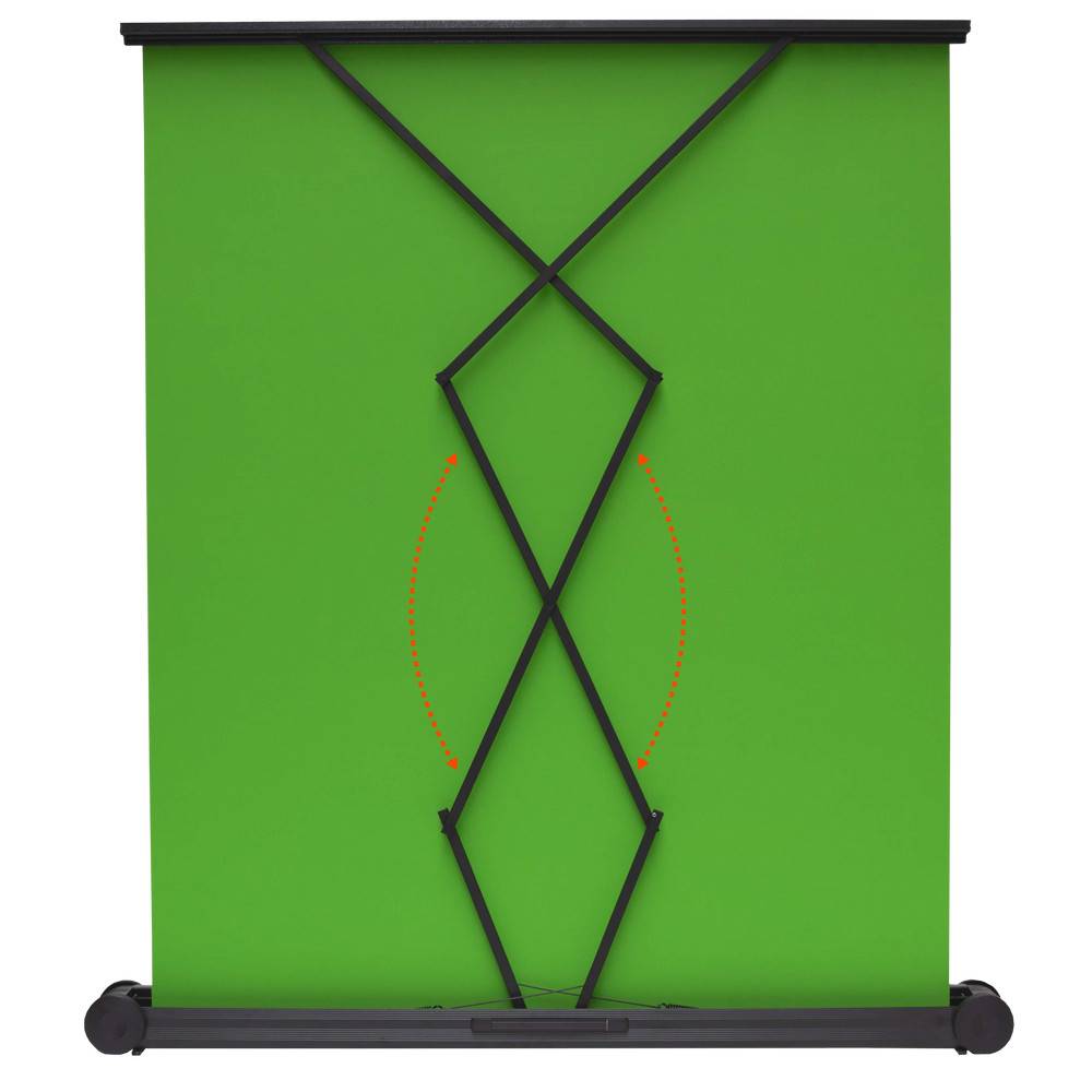 celexon Mobile Chroma Key Green Screen 150 x 180 cm-4