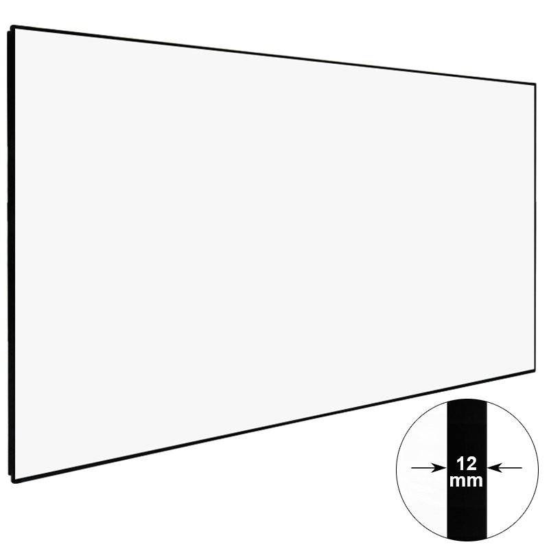 DELUXX Cinema Hochkontrast-Rahmenleinwand SlimFrame 221 x 124cm, 100" - DARKVISION-2