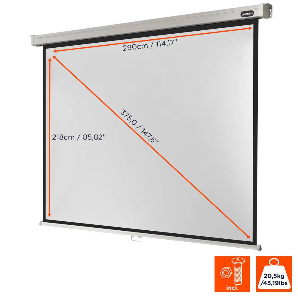 celexon Leinwand Rollo Professional 300 x 225 cm - 148"-4