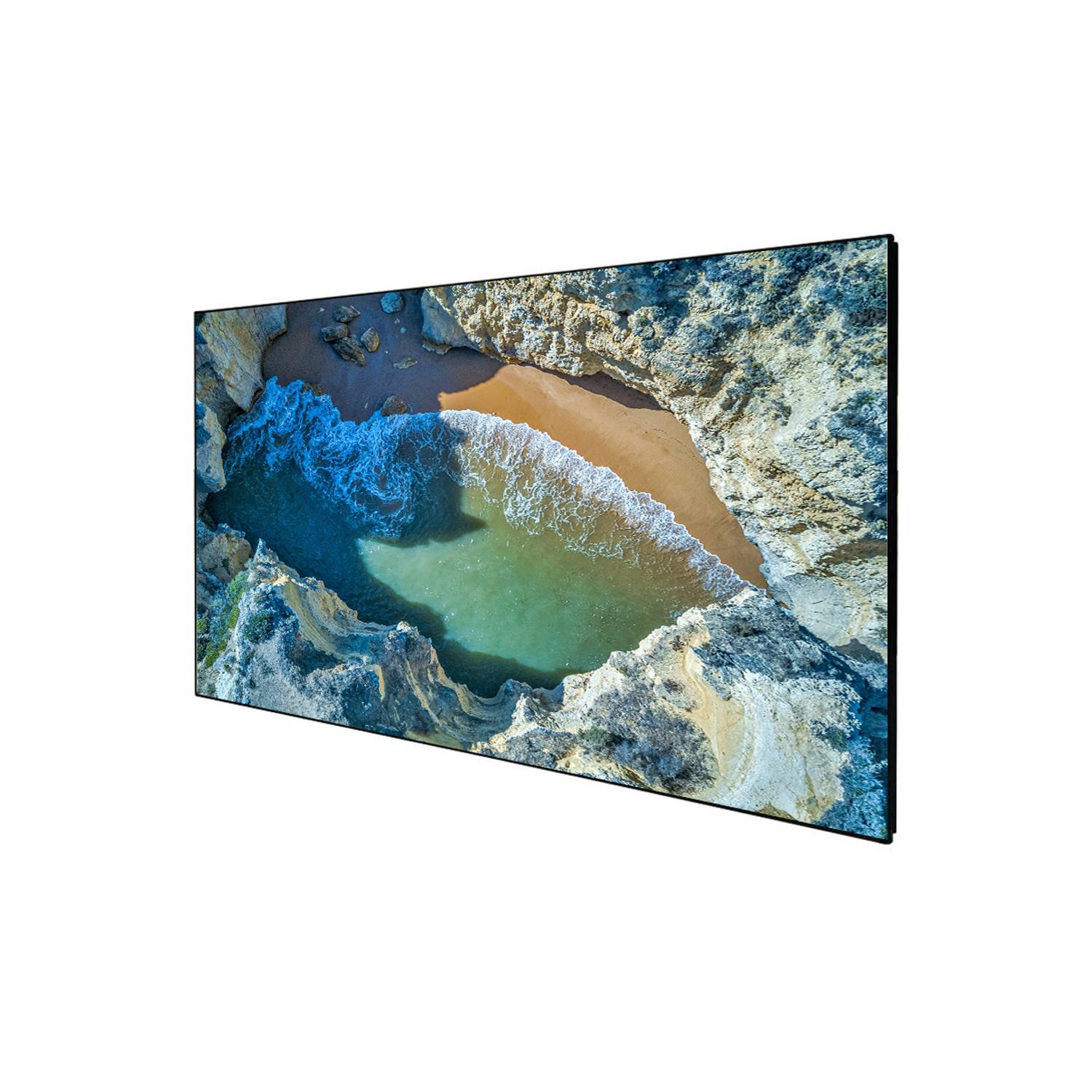 DELUXX Cinema Rahmenleinwand SlimFrame 177 x 99cm, 80" - 4K Pro Flex MWHT-0