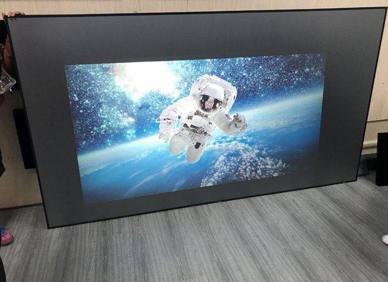 DELUXX Cinema Rahmenleinwand SlimFrame 298 x 168cm, 135" - BRIGHTVISION-4
