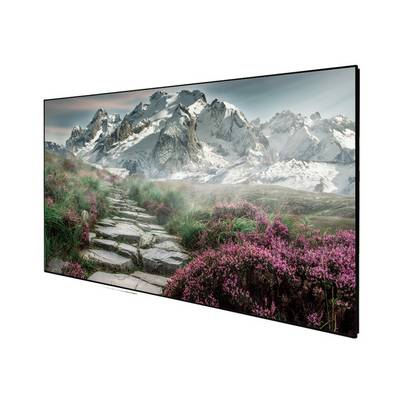 DELUXX Cinema Rahmenleinwand SlimFrame 265 x 149cm, 120" - SOUNDVISION-0