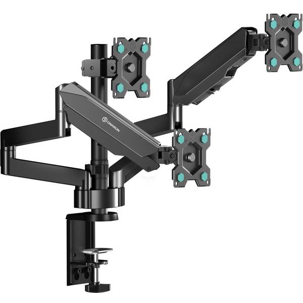 ONKRON Monitorhalterung für 3 Monitore 13"-32", 8 kg max pro Arm, VESA 75x75-100x100, G280-B